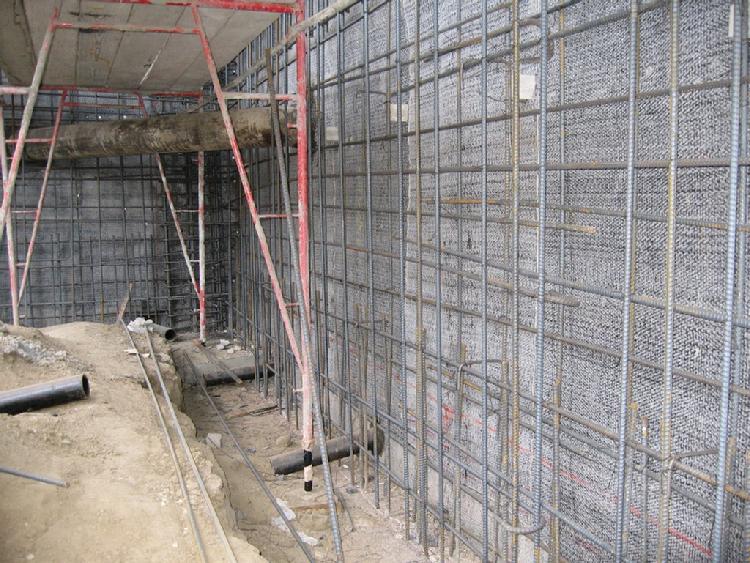 Temporary Shoring for Parking Garage 2-Levels Below Street Grade